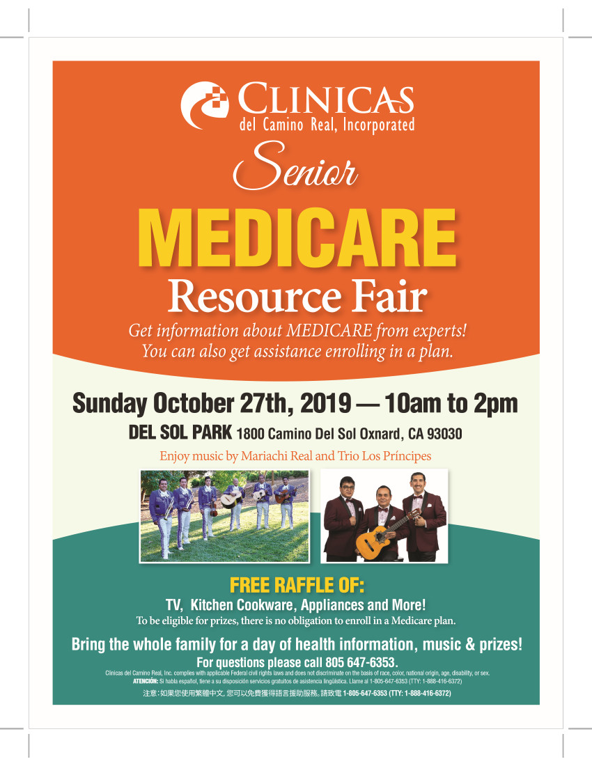 Senior Medicare Resource Fair Clinicas Del Camino Real
